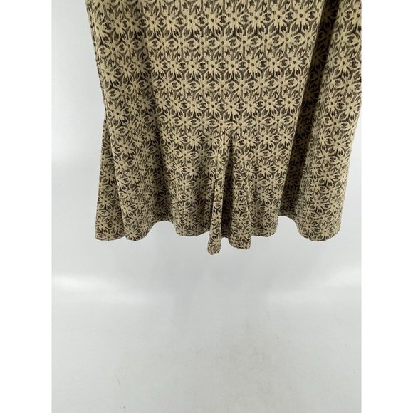 Old Navy Women's Brown Sleeveless Geometric Print Stretch Knit Dress Size Small - Picture 4 of 13